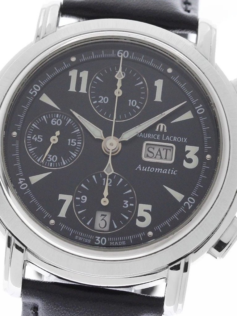 Maurice Lacroix Masterpiece 67839 Chronograph Black Dial Automatic Mens961855 Maurice Lacroix Masterpiece 67839 Chronograph Black Dial Automatic Mens961855